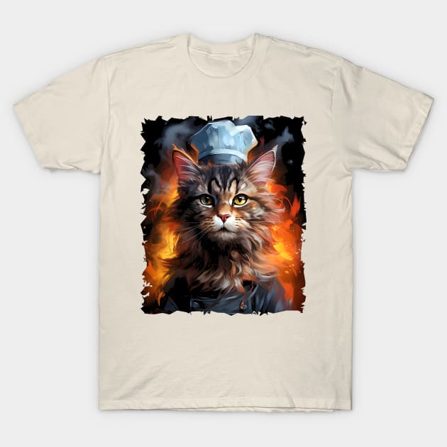 Chef Cat T-Shirt by ArtisticCorner